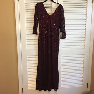 Garnet Evening Gown